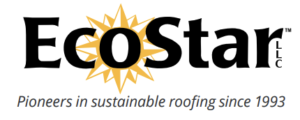 Image: Logo EcoStar LLC. Pioneers in sustainable roofing since 1993